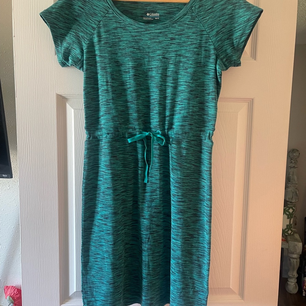 Columbia Teal knee length Dress